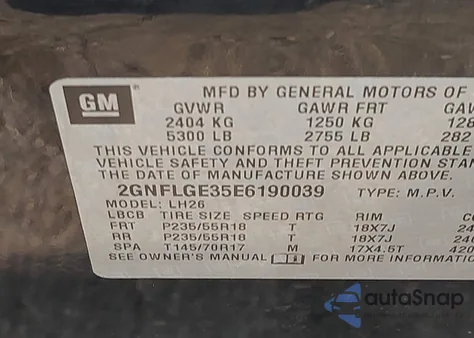 2014 Chevrolet Equinox 2Lt z USA, uszkodzony, nr VIN 2GNFLGE35E6190039